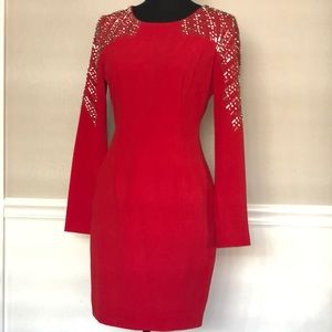 Red Fitted Gianni Bini Dress ♥️🌹